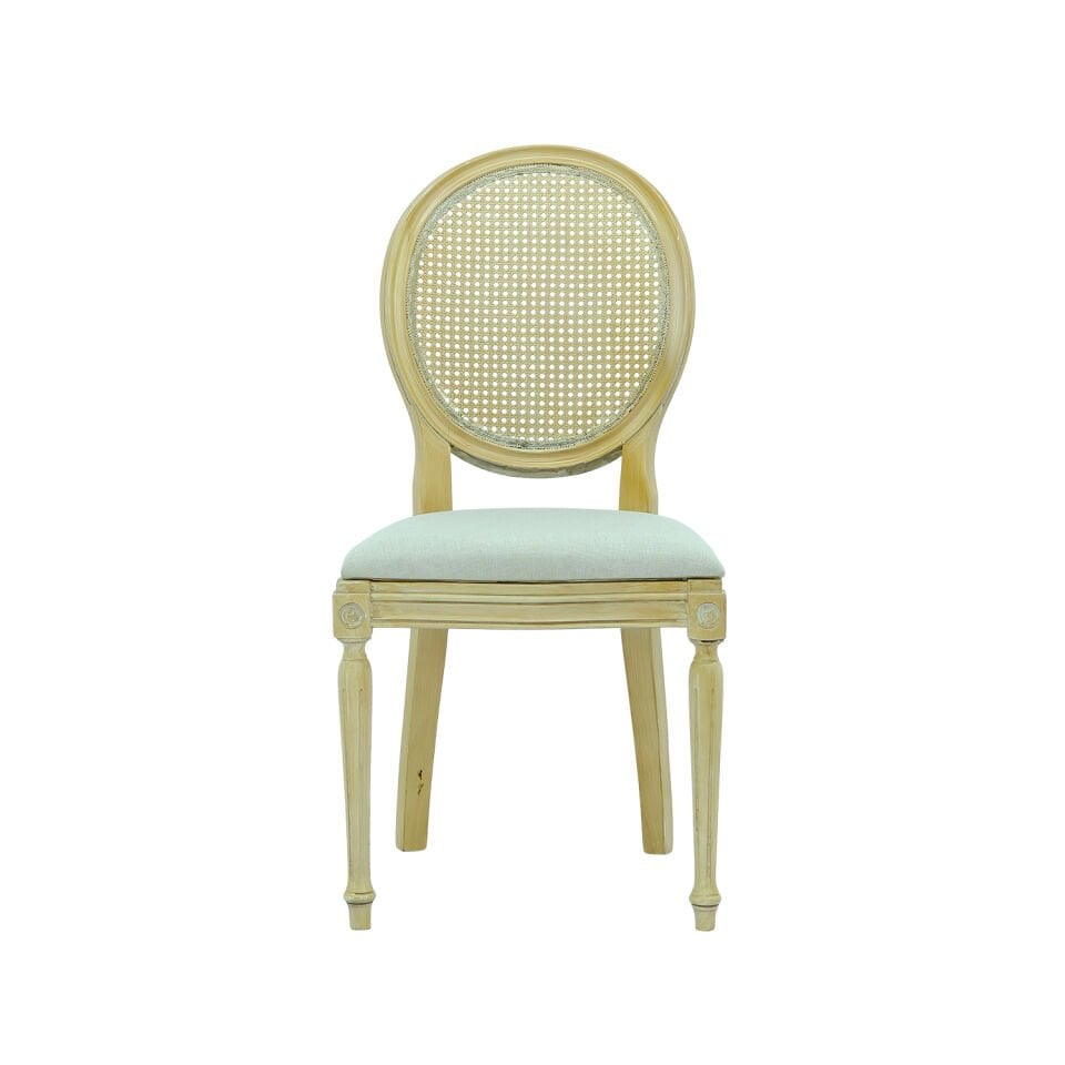 Hazeran Ahşap Madalyon Düğün ve Tören Sandalyesi