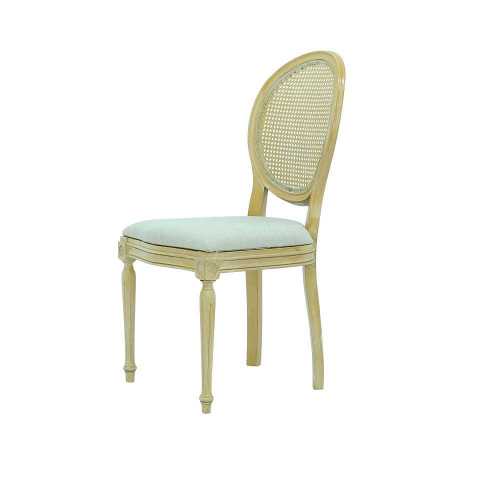 Hazeran Ahşap Madalyon Düğün ve Tören Sandalyesi