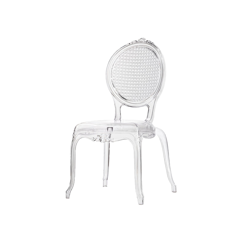 Şeffaf Bella Taç Sandalyesi