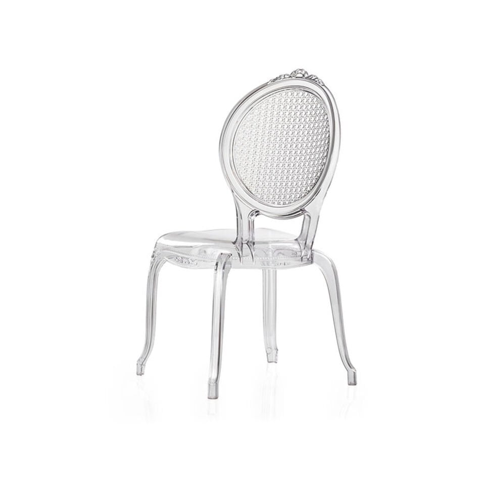 Şeffaf Hasırlı Develli Düğün ve Nikah Töreni Sandalyesi