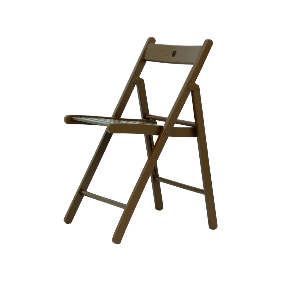 Ahşap Katlanır Düz Sırtlıklı Nikah Töreni Sandalyesi