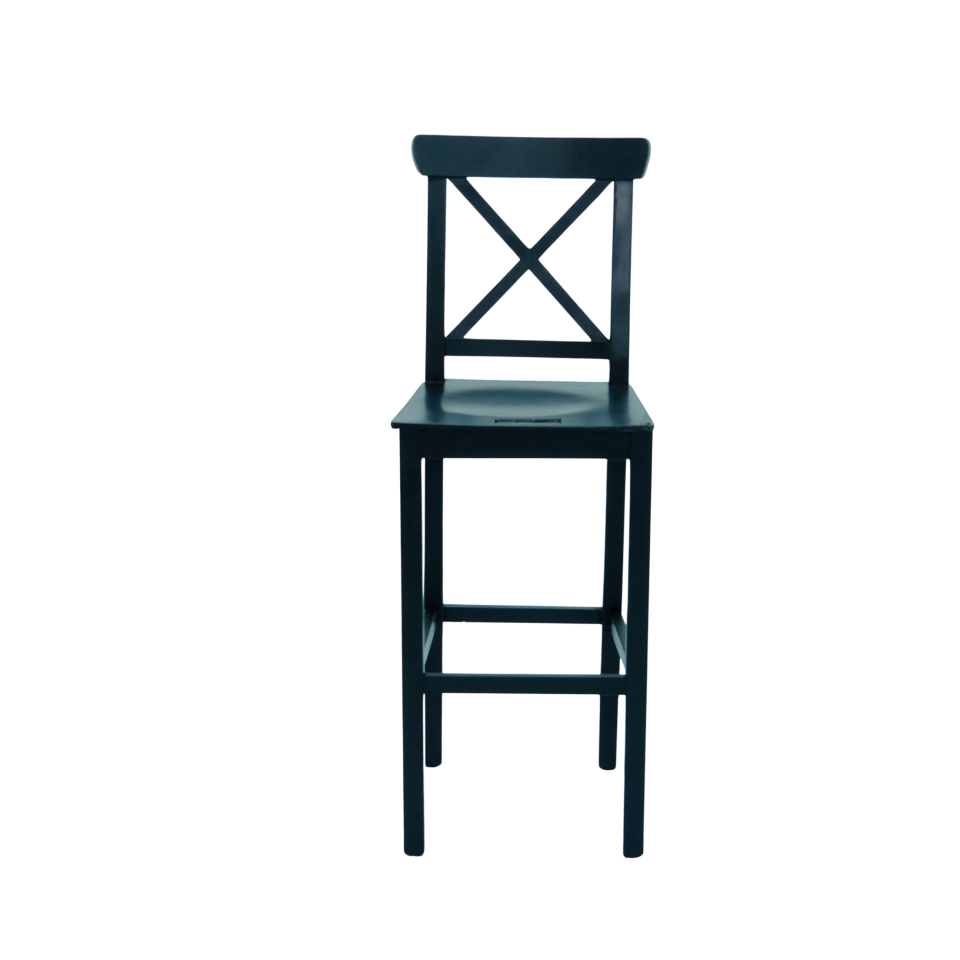 X Sırtlıklı Bar Sandalyesi