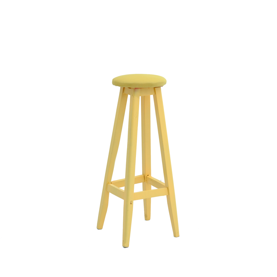 Renkli Ahşap Tabureler