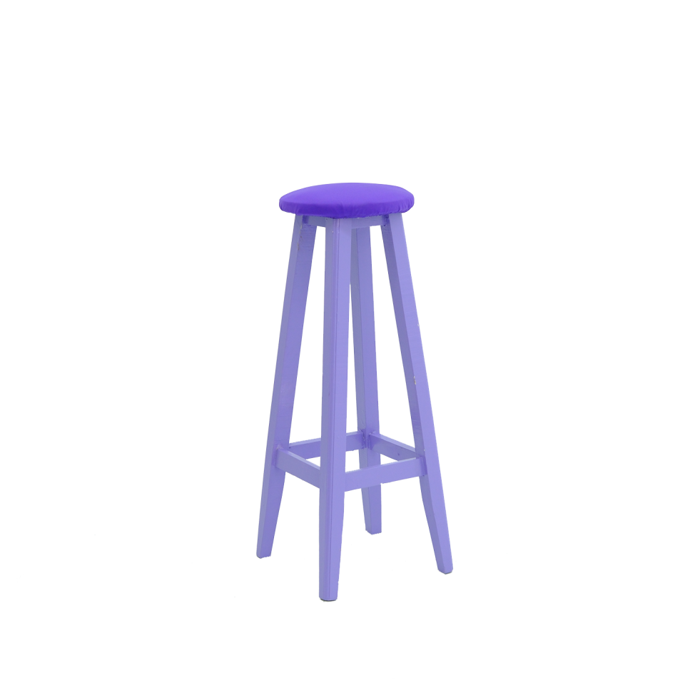 Renkli Ahşap Tabureler