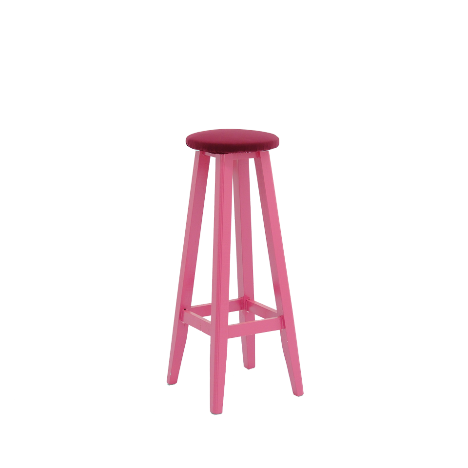 Renkli Ahşap Tabureler