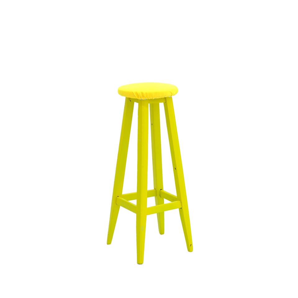 Renkli Ahşap Tabureler