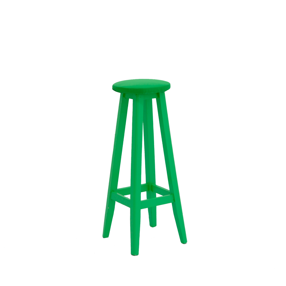 Renkli Ahşap Tabureler