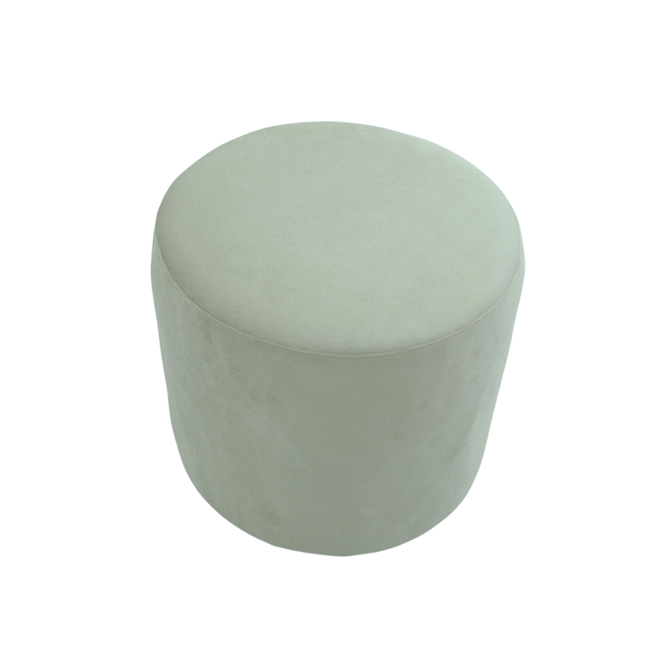 Yuvarlak Kadife Puf