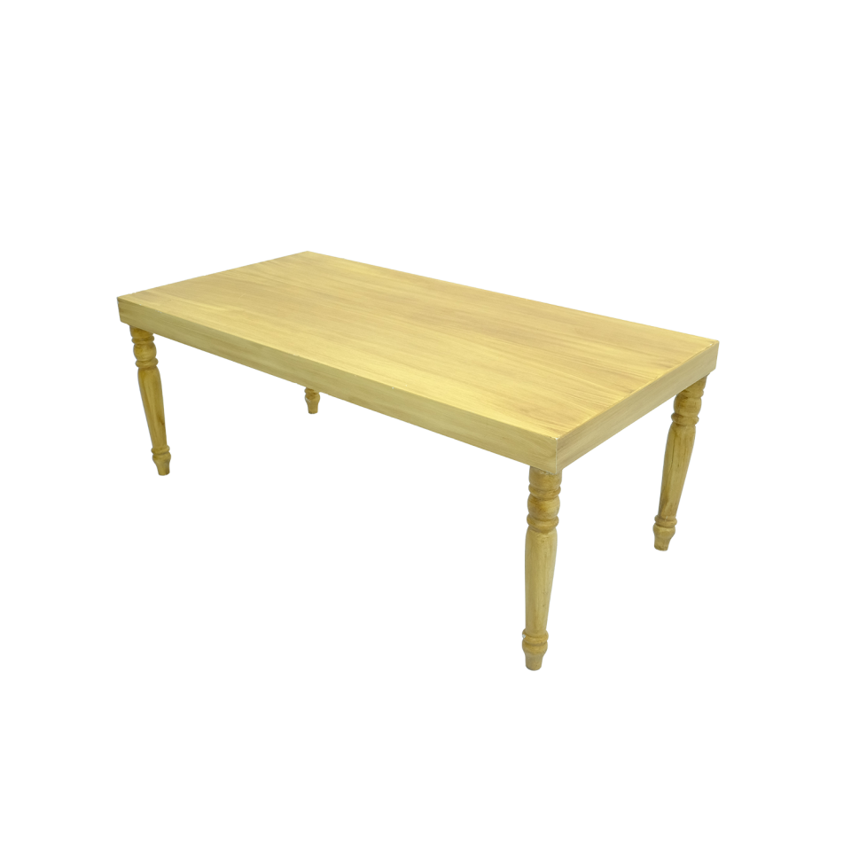 Eskitme Boyalı Ahşap Masa