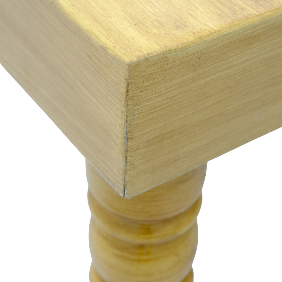 Eskitme Boyalı Ahşap Masa