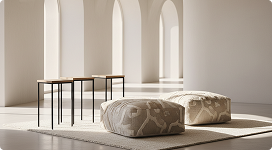 Minder & Puf & Tabure